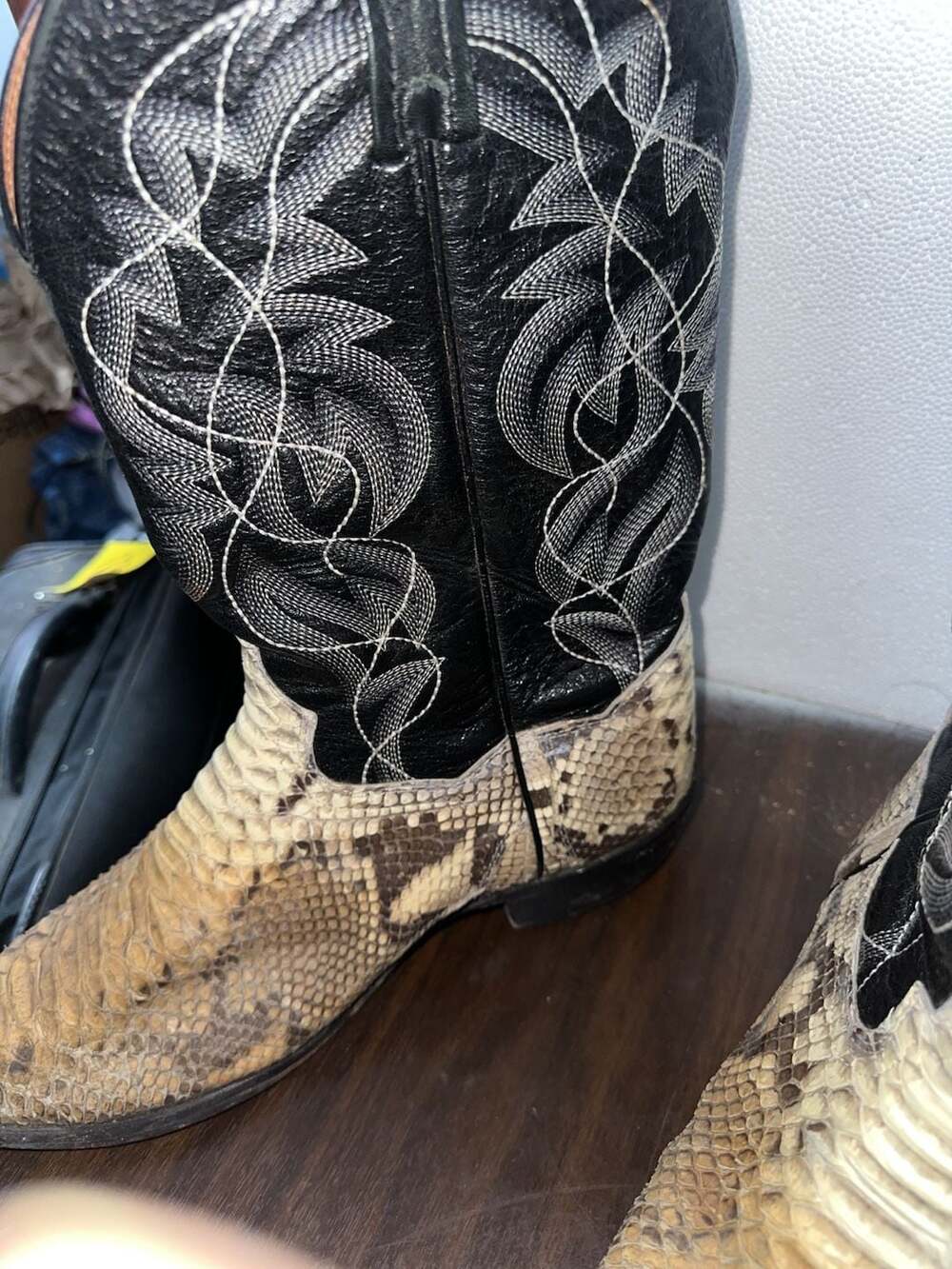 Dan Post DP3036 Men's Snakeskin Western Cowboy Boots Size 12 - Picture 12 of 16
